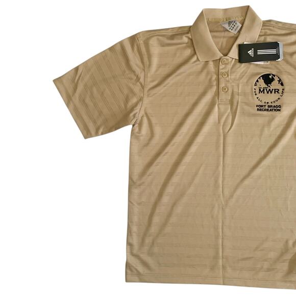 Adidas Men's Size S Climalite Short Sleeve U.S. NWR Fort Bragg Polo Shirt New - Picture 7 of 14